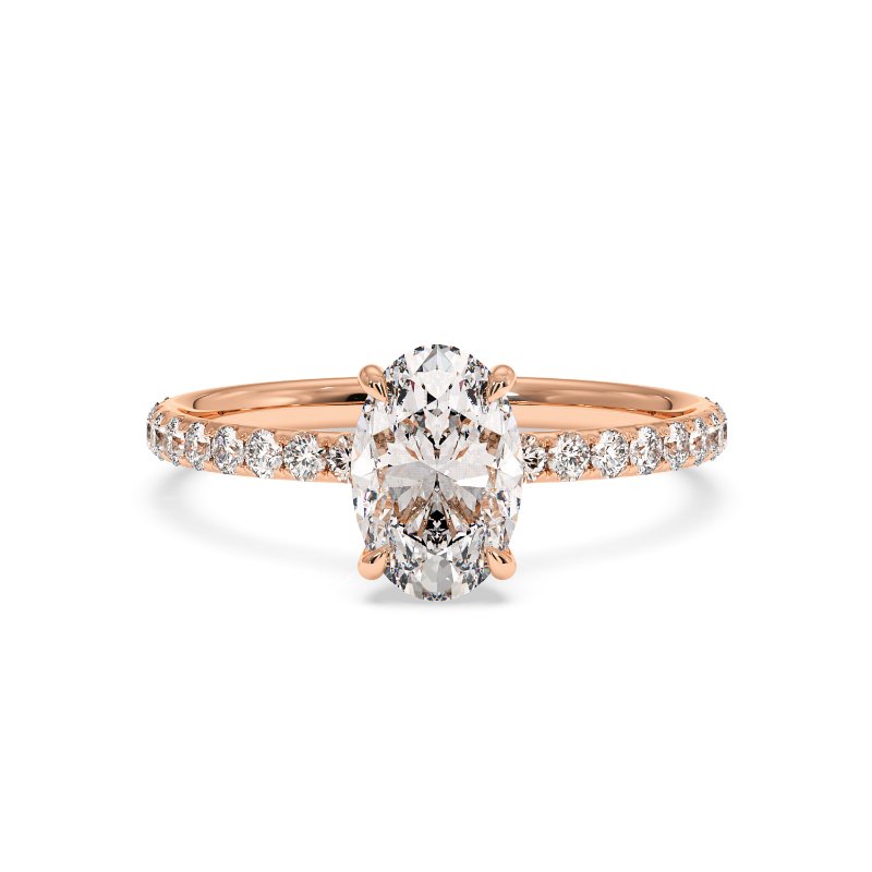 18K White Gold Auriella Engagement Ring