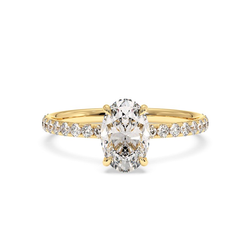 18K White Gold Auriella Engagement Ring