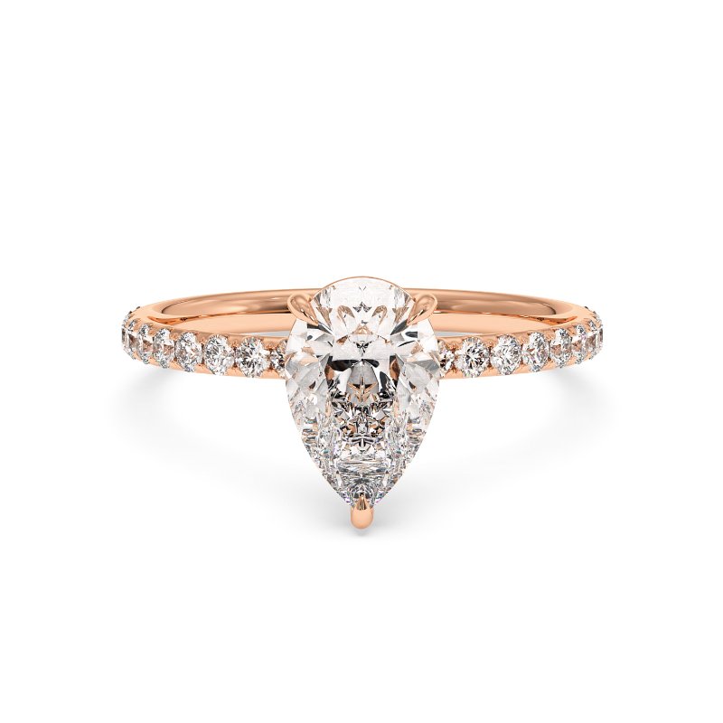 18K White Gold Auriella Engagement Ring