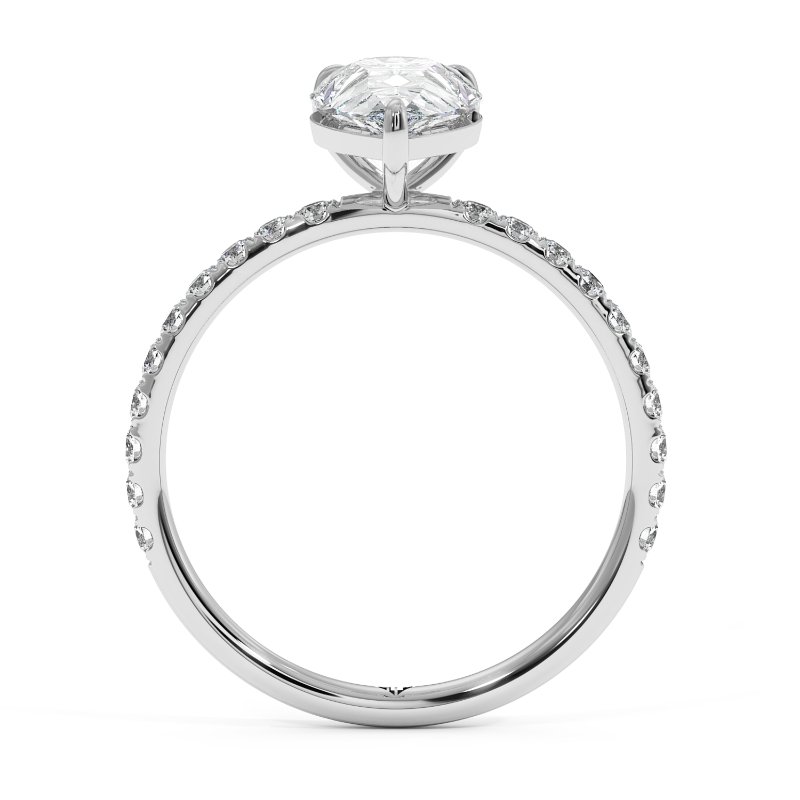 18K White Gold Auriella Engagement Ring