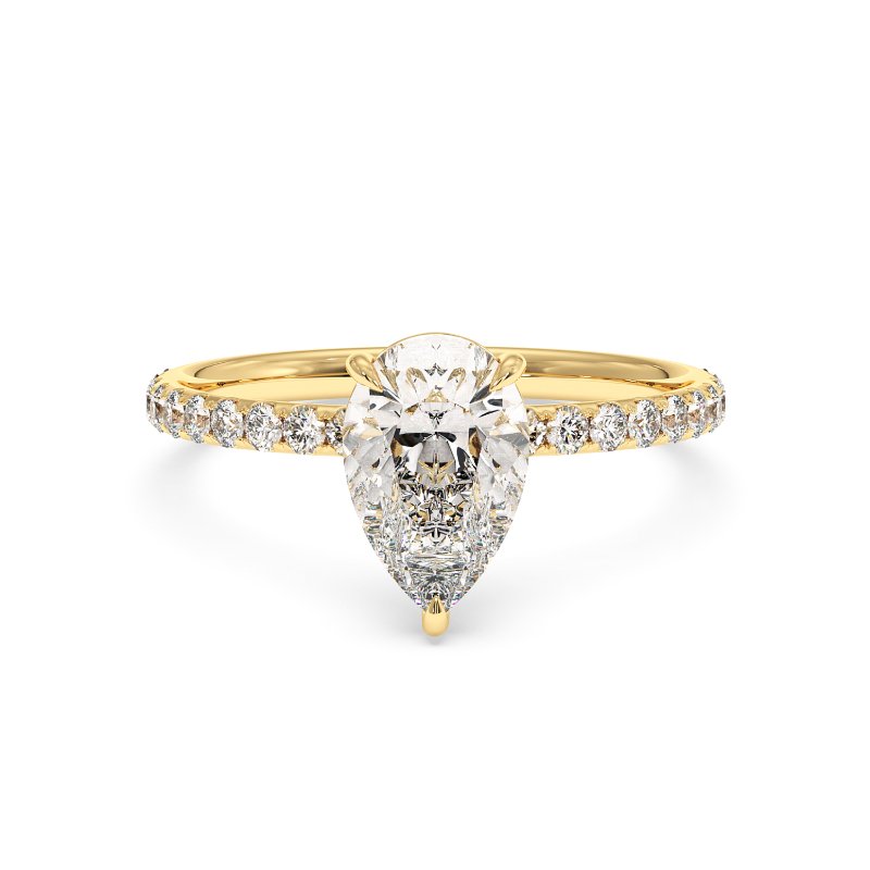 18K White Gold Auriella Engagement Ring