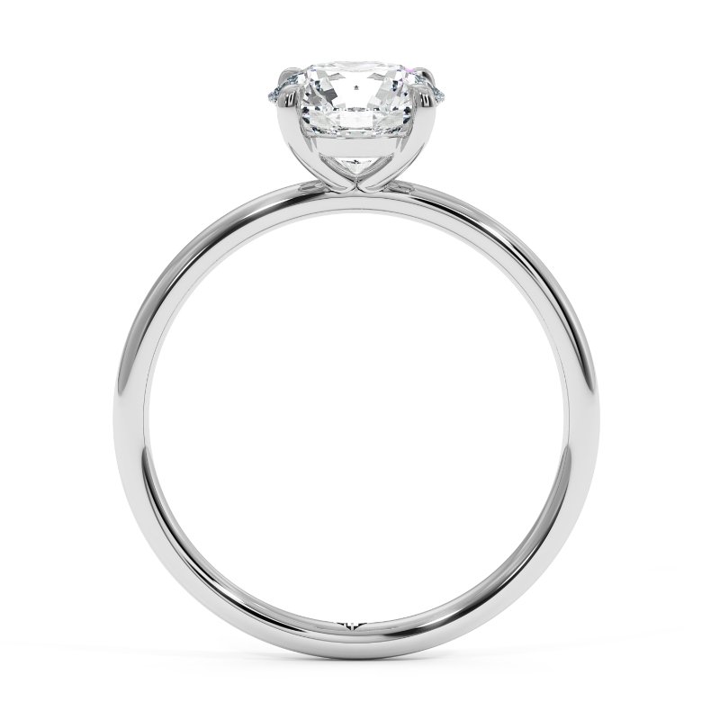 18K White Gold Sara Diamond Solitaire Engagement Ring