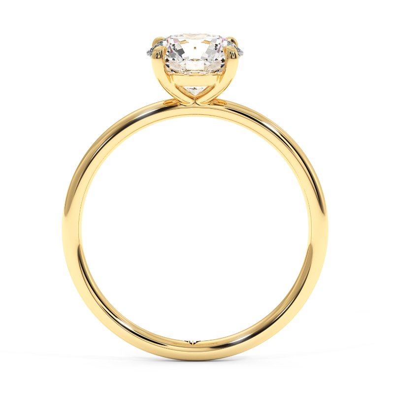 18K Yellow Gold Sara Diamond Solitaire Engagement Ring