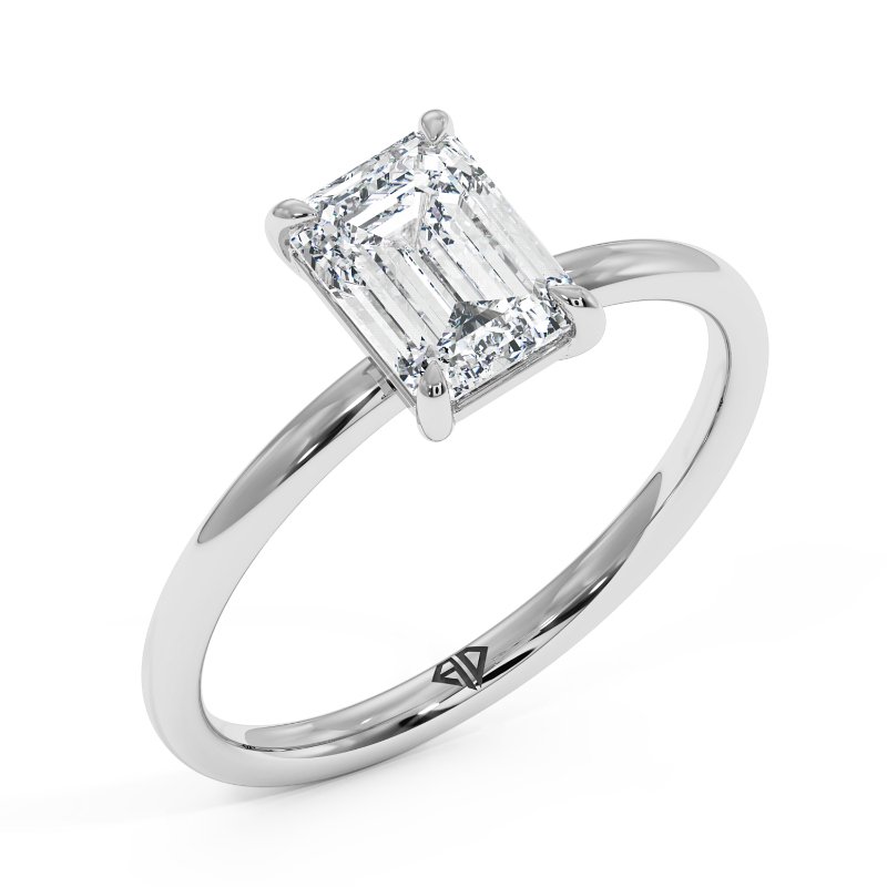 18K White Gold Fiora Engagement Ring