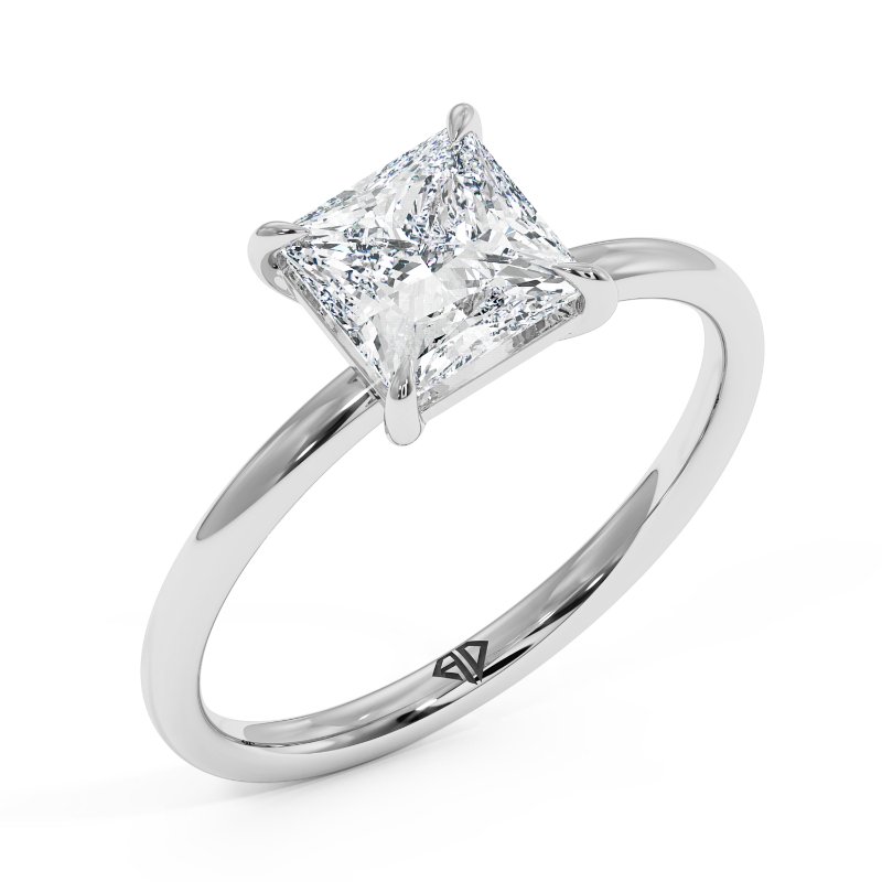 18K White Gold Fiora Engagement Ring