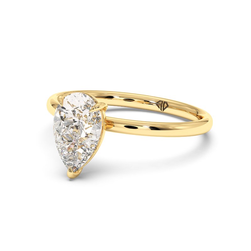 18K Yellow Gold Fiora Engagement Ring