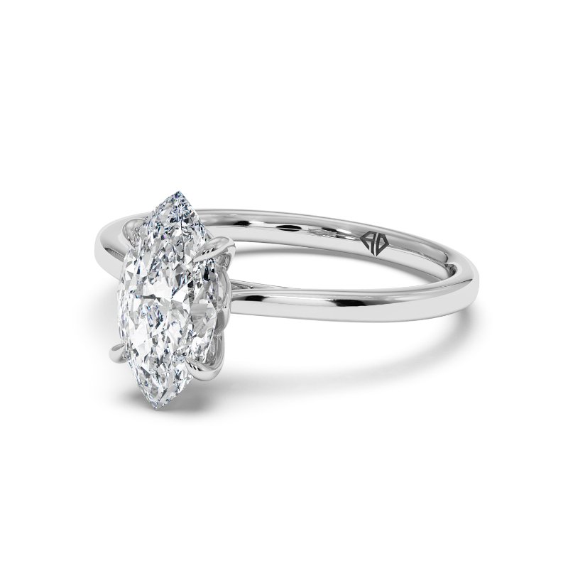 18K White Gold Elodie Engagement Ring