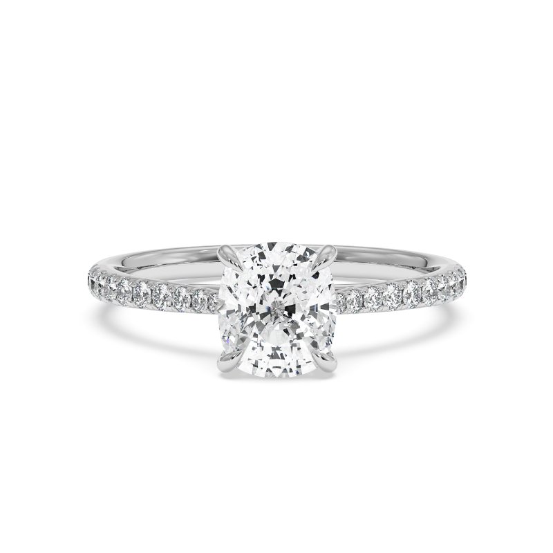 18K White Gold Avalyn Engagement Ring