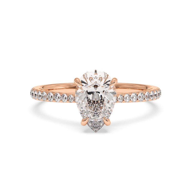 18K White Gold Avalyn Engagement Ring