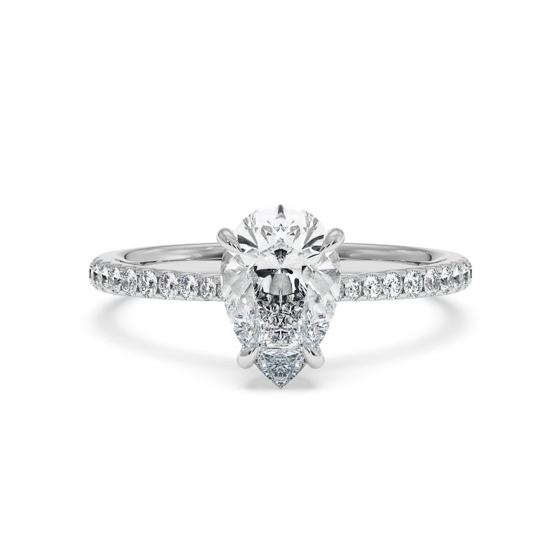 18K White Gold Avalyn Engagement Ring