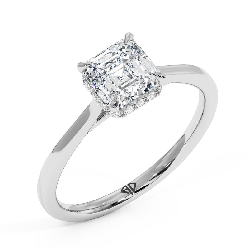 18K White Gold Aaliyah Engagement Ring