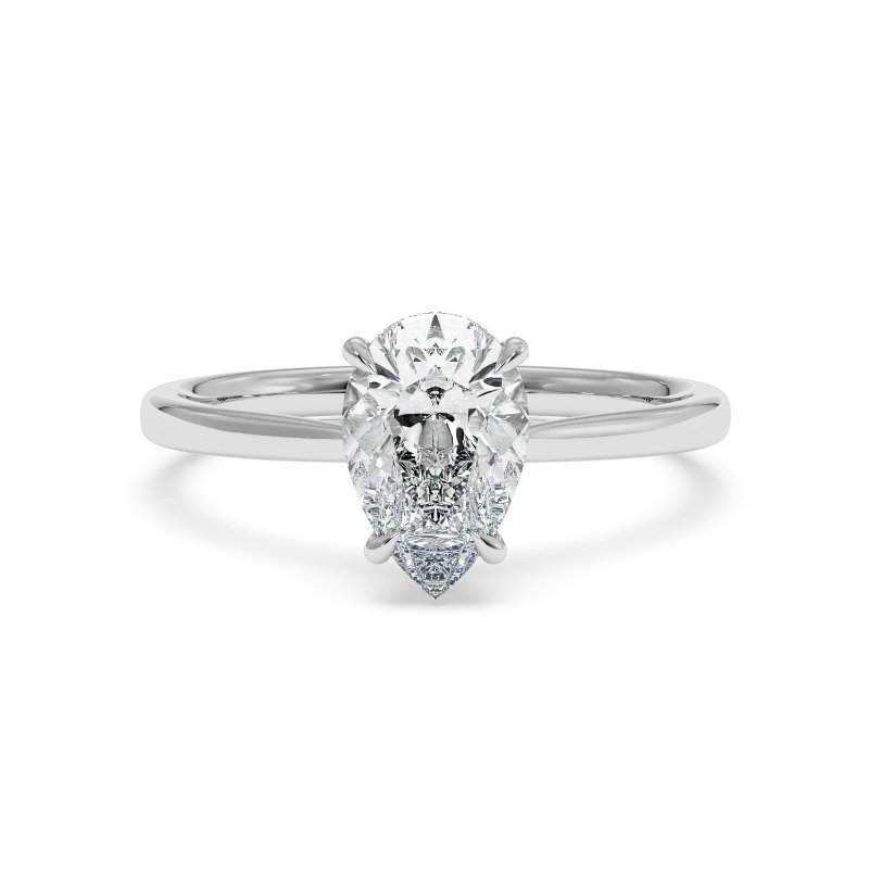 18K White Gold Aaliyah Engagement Ring