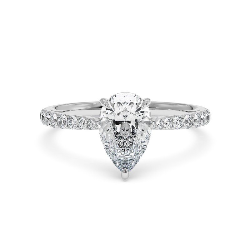18K White Gold Juliette Engagement Ring