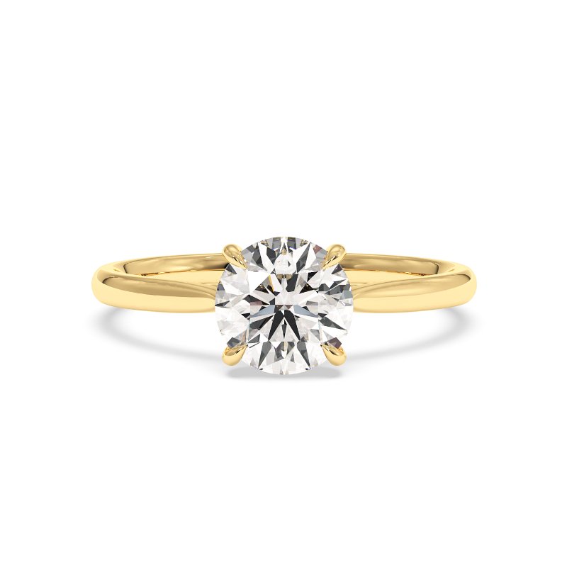 18K White Gold Adeline Diamond Solitaire Engagement Ring