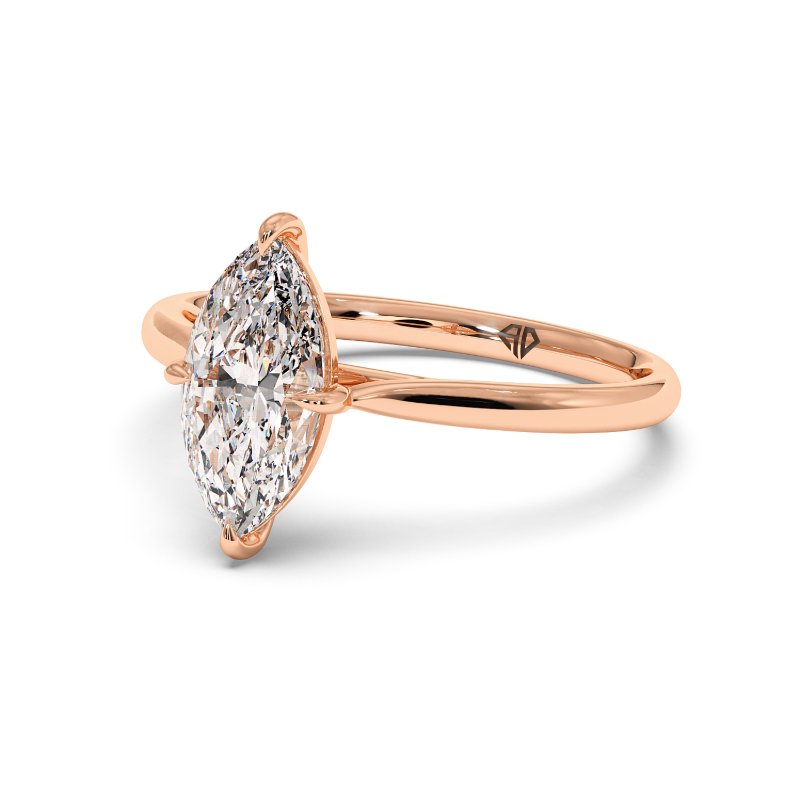 18K Rose Gold Adeline Engagement Ring