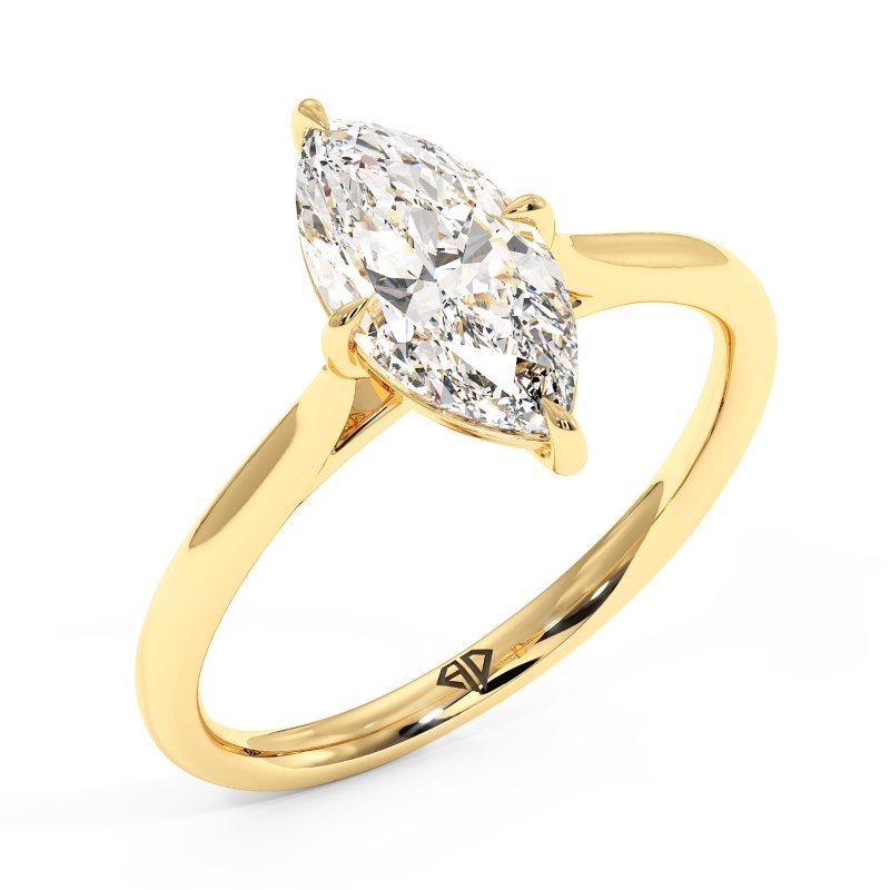 18K Yellow Gold Adeline Engagement Ring