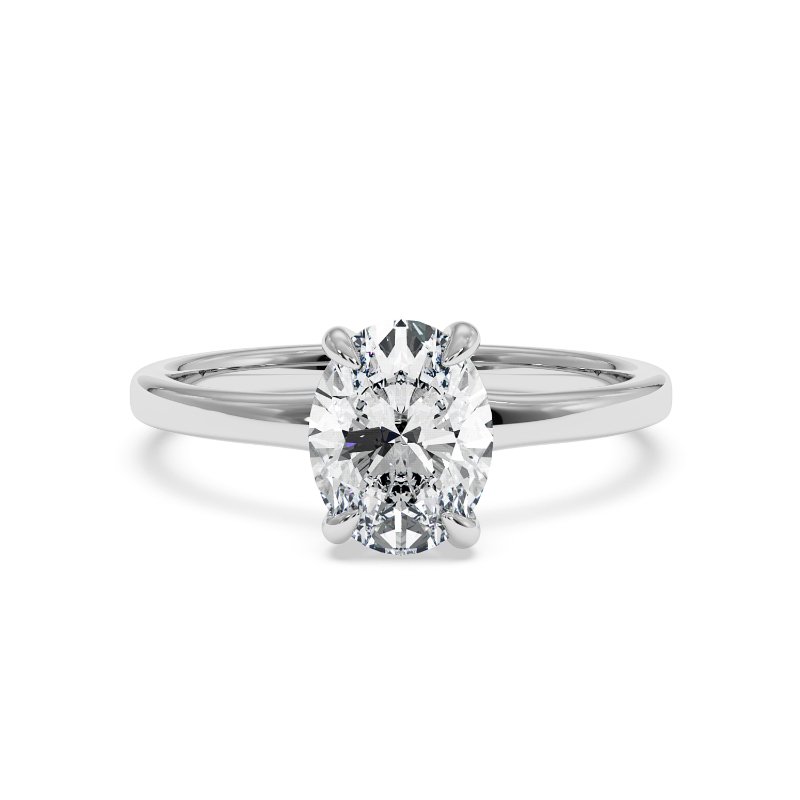 18K White Gold Yasmine Engagement Ring