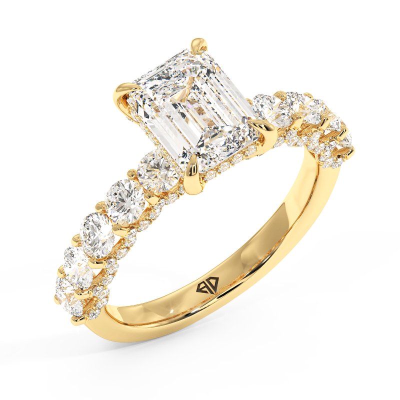 18K Yellow Gold Elara Engagement Ring