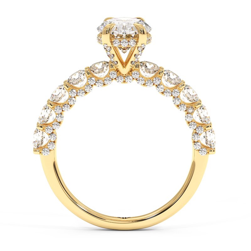 18K Yellow Gold Elara Engagement Ring