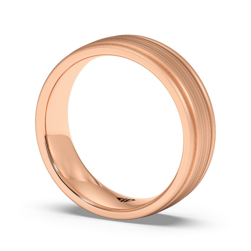 18K Rose Gold Floyd Wedding Band