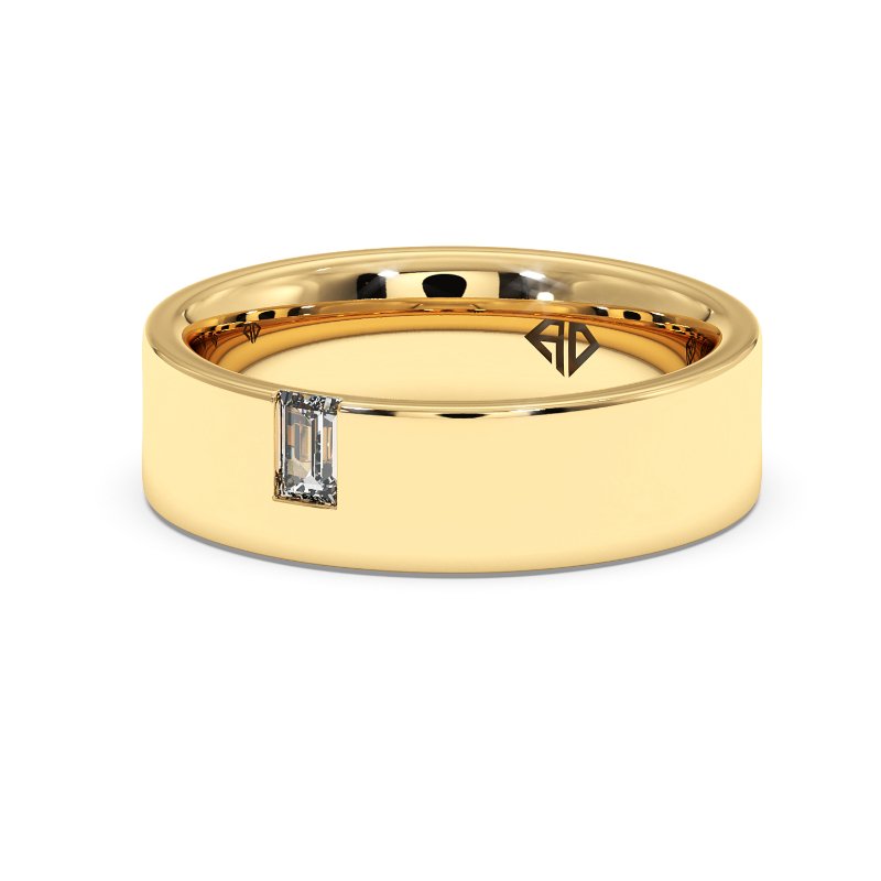 18K Yellow Gold Arslan Diamond Wedding Band