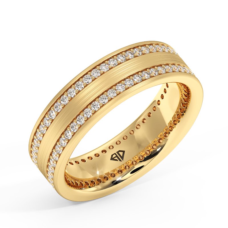 18K Yellow Gold Kai Diamond Wedding Band