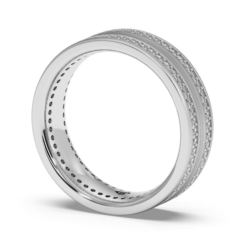 18K White Gold Kai Diamond Wedding Band