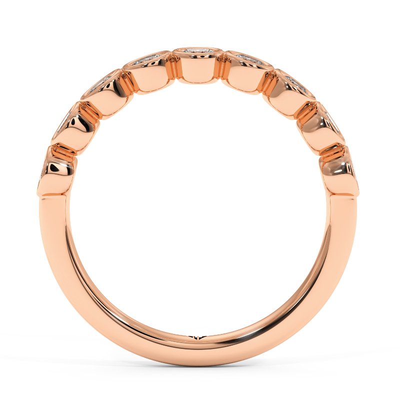 18K Rose Gold Caroline Eternity Band