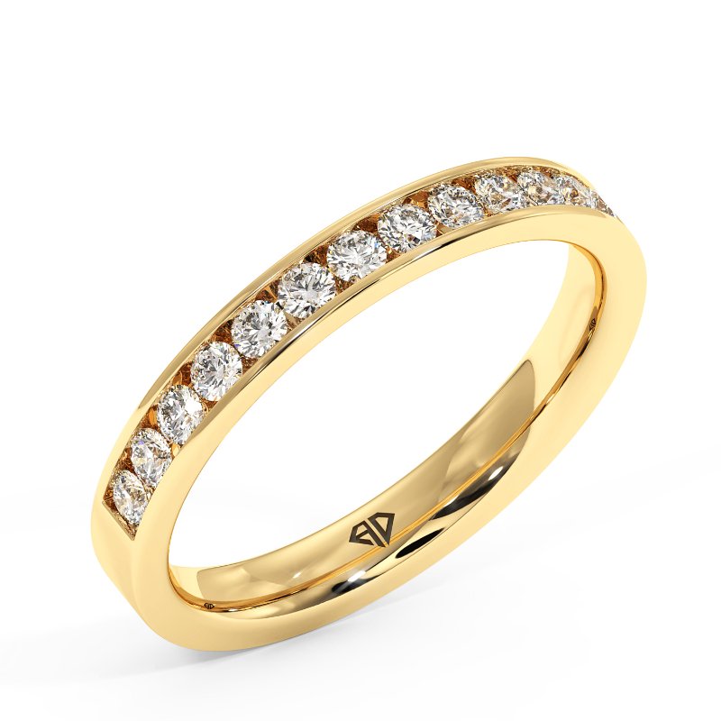 9K Yellow Gold Liza Eternity Band