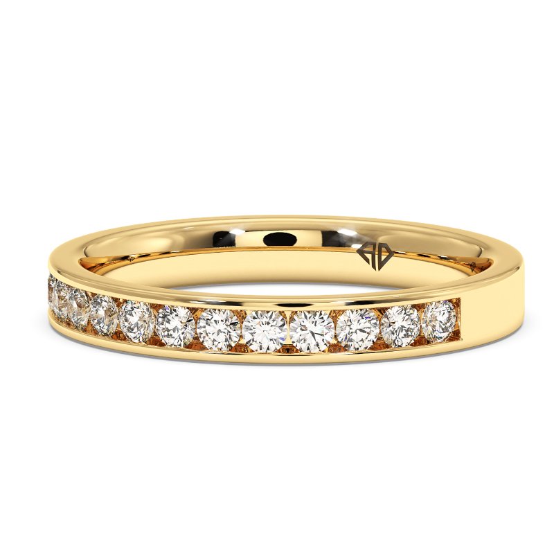 9K Yellow Gold Liza Eternity Band