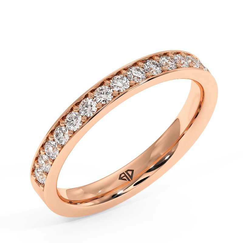 9K Rose Gold Natalia Eternity Band