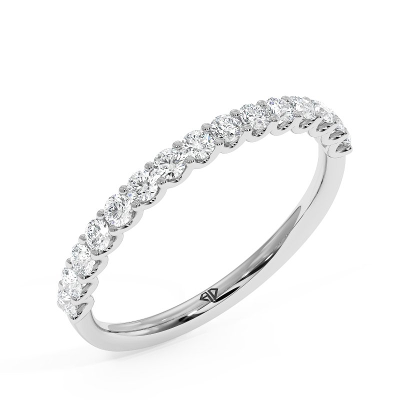 9K White Gold Jemima Eternity Band
