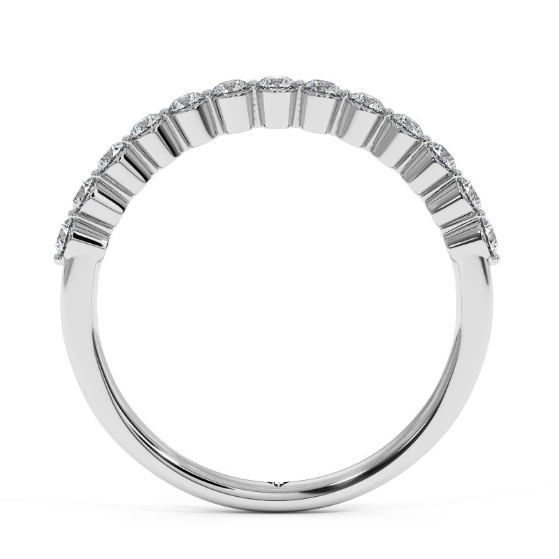 18K White Gold Zara Wedding Band