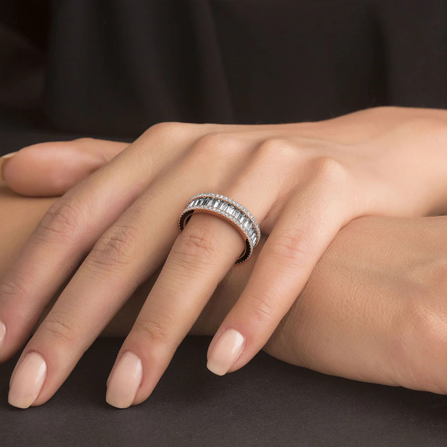 18K Rose Gold RING-074 Band