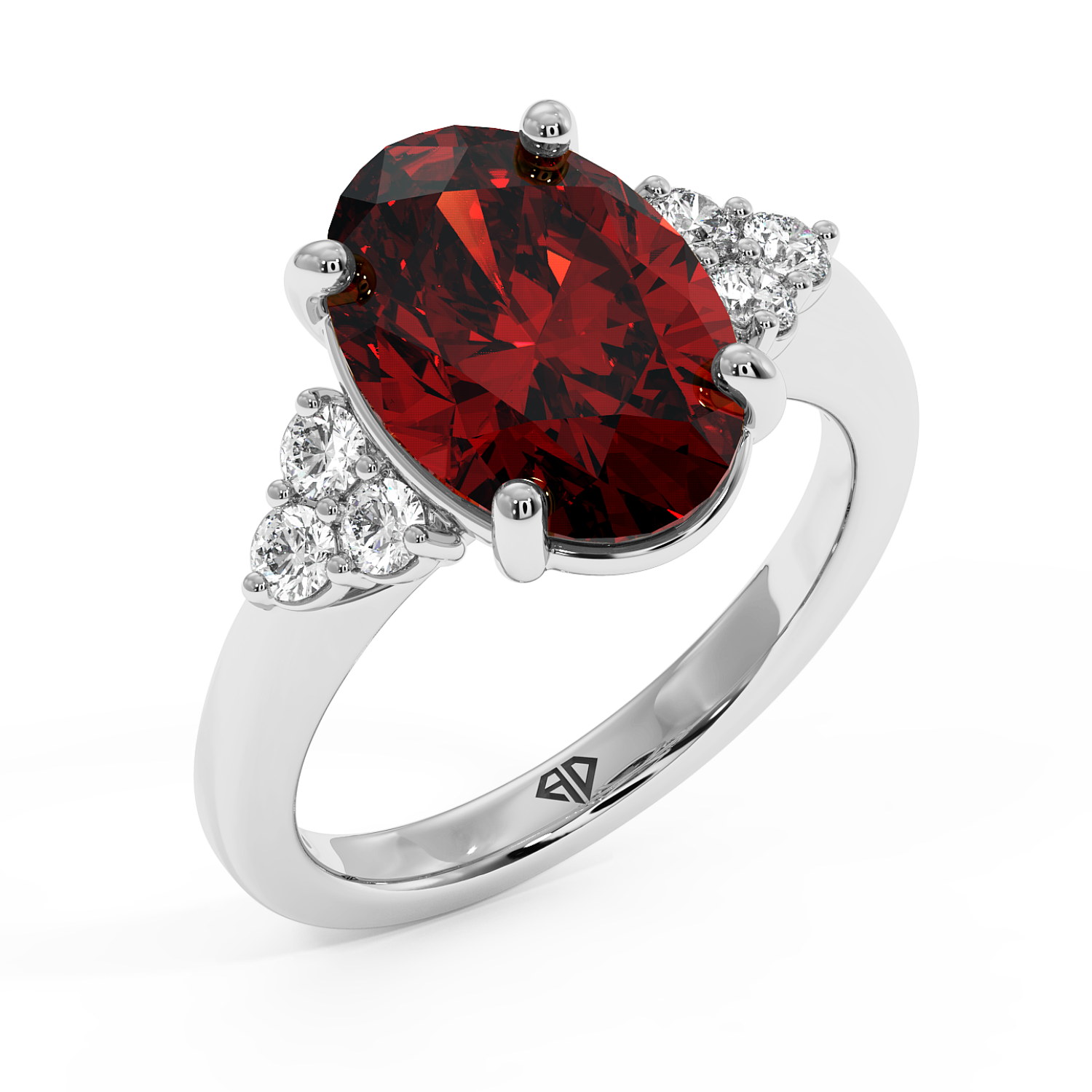 Platinum RING-081 Engagement Ring