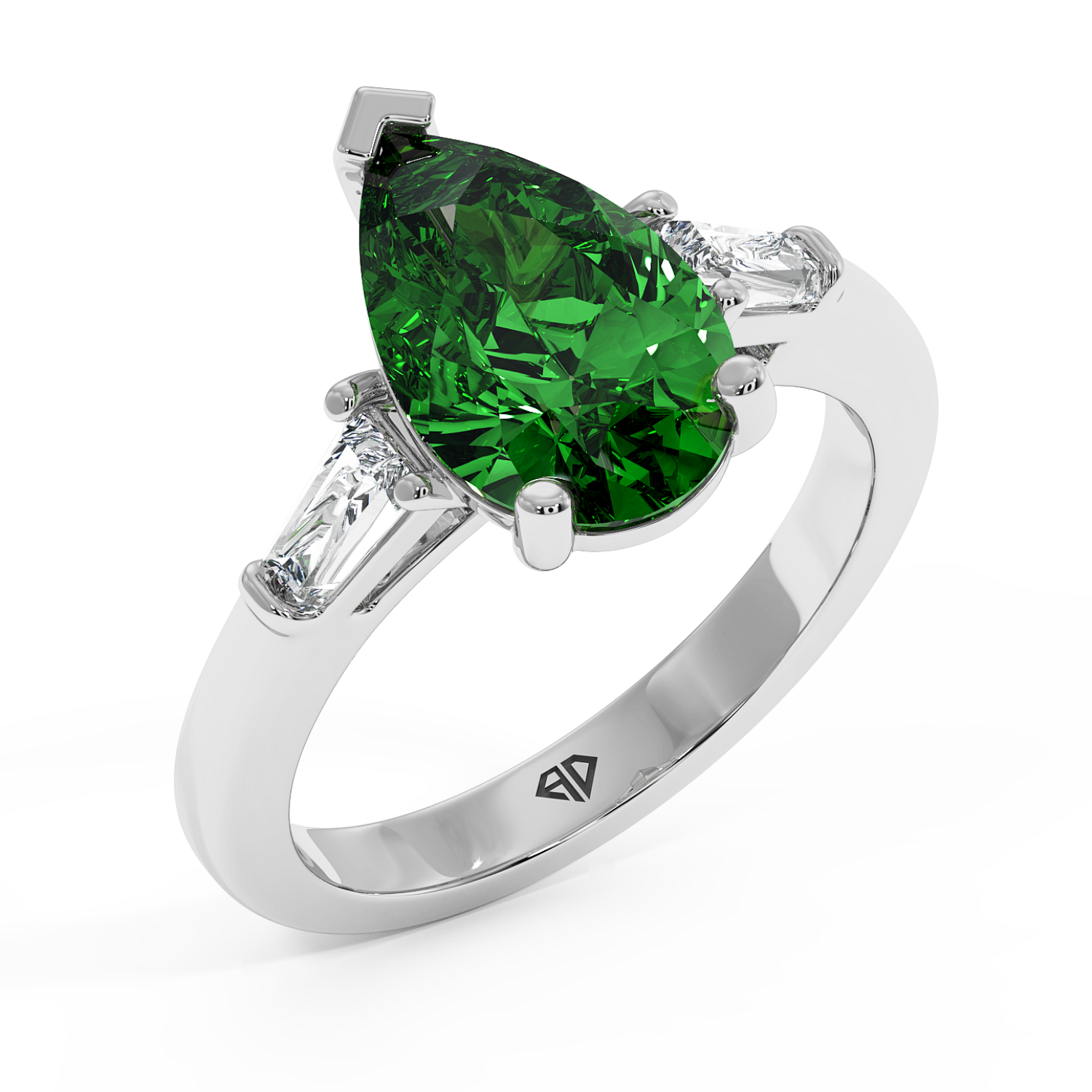 Platinum RING-082 Engagement Ring