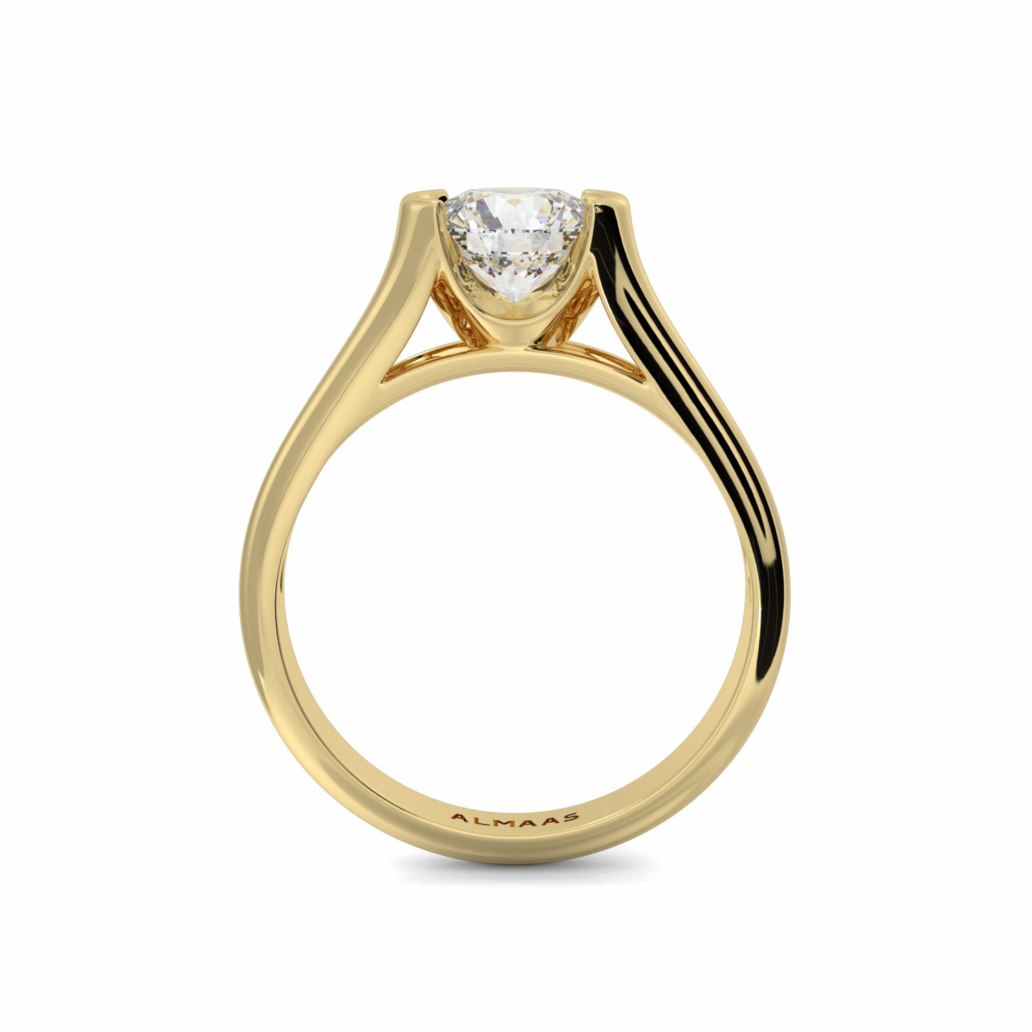 18K Yellow Gold Erin Diamond Solitaire Engagement Ring