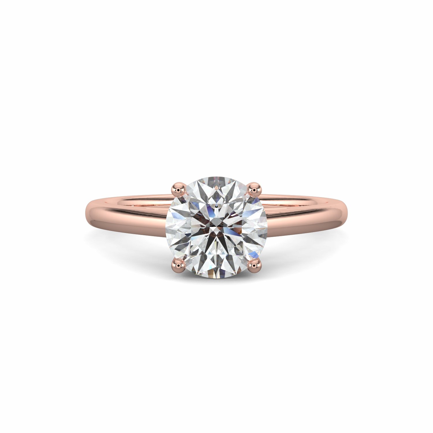 18K White Gold Mariella Diamond Solitaire Engagement Ring