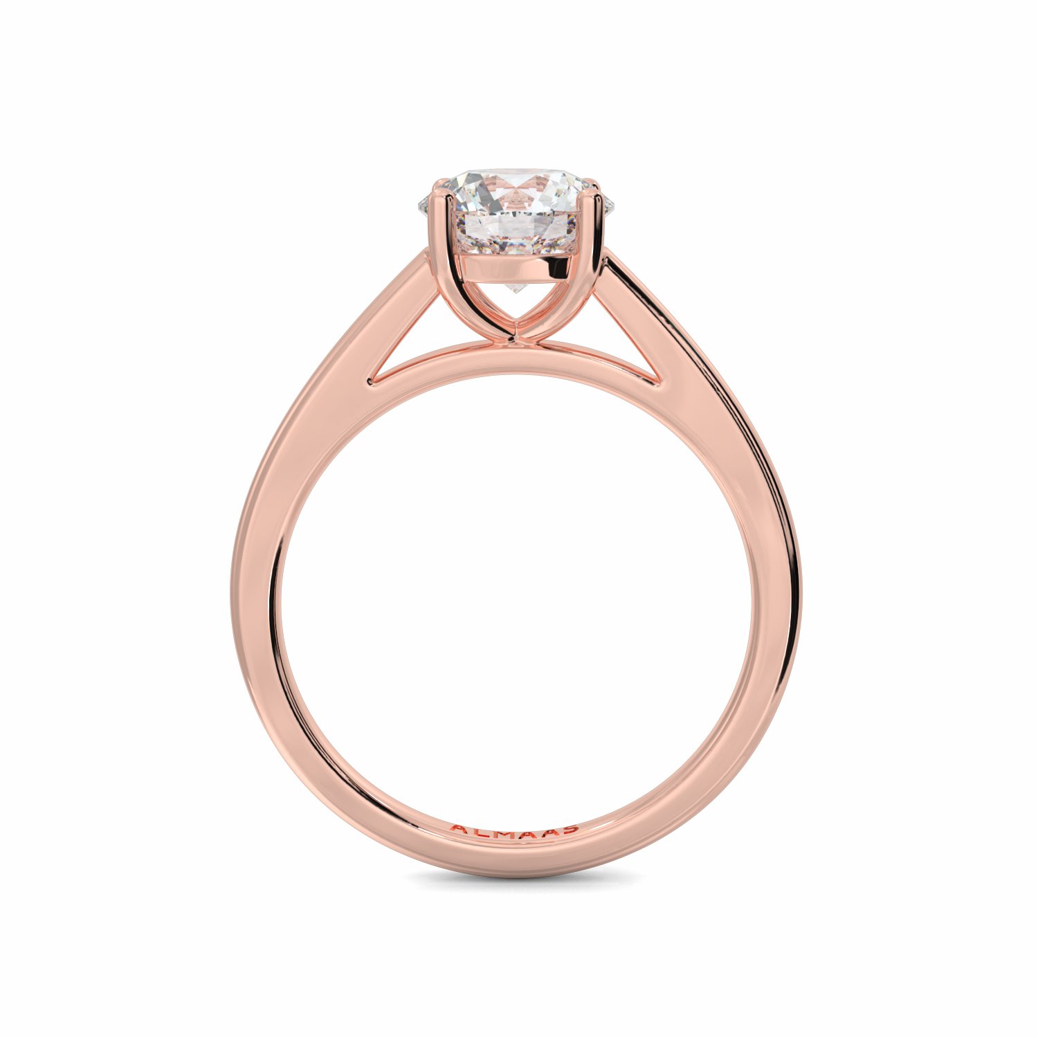 18K Rose Gold Mariella Diamond Solitaire Engagement Ring
