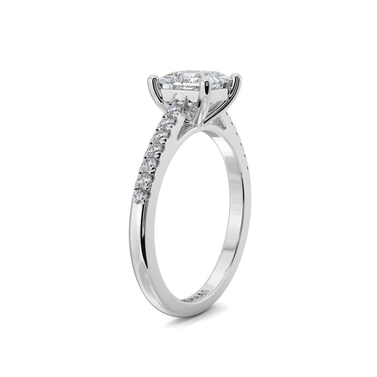 18K White Gold Denisa Engagement Ring