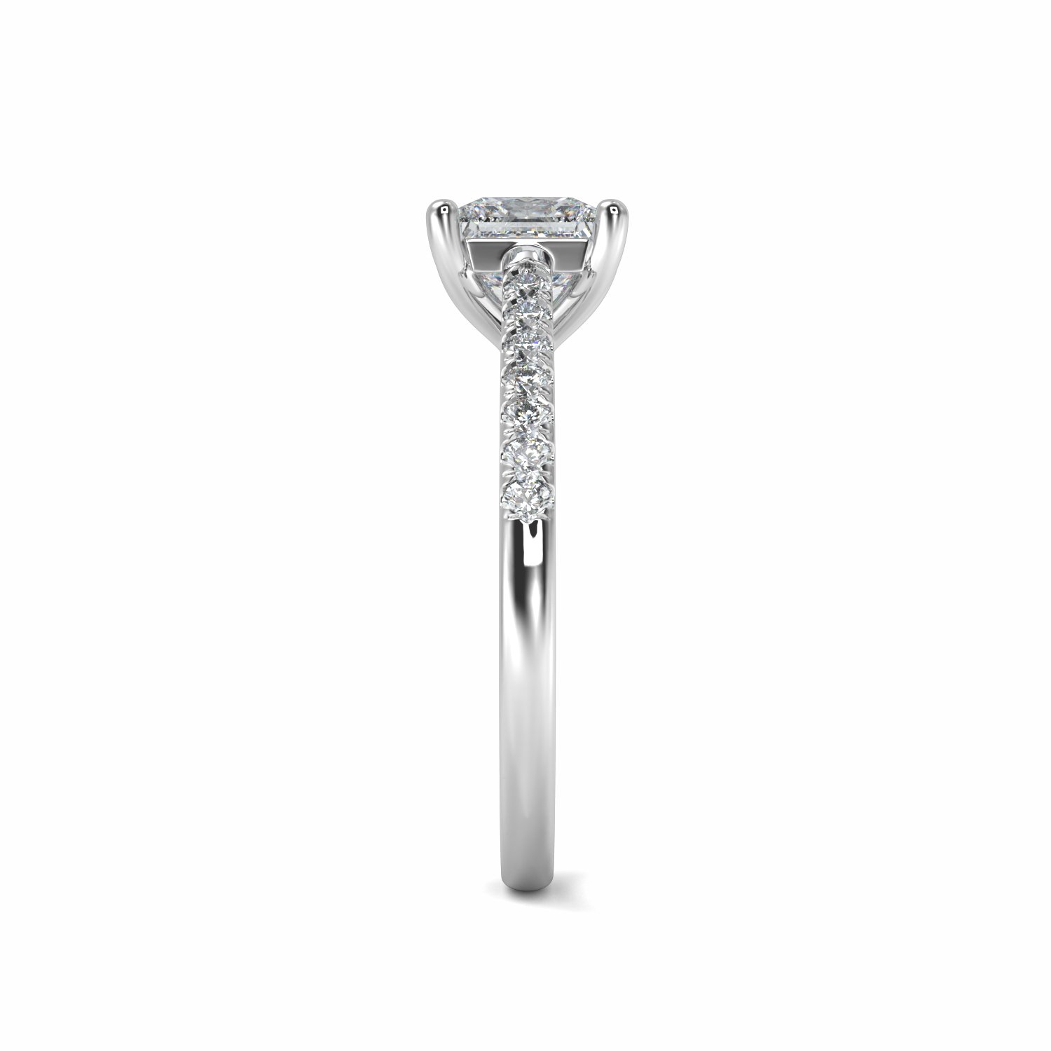 18K White Gold Denisa Engagement Ring