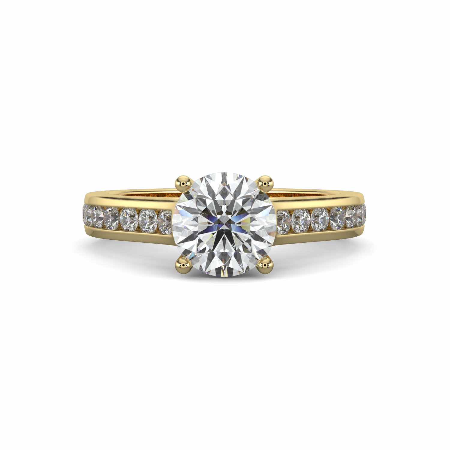 18K Yellow Gold Vanessa Engagement Ring