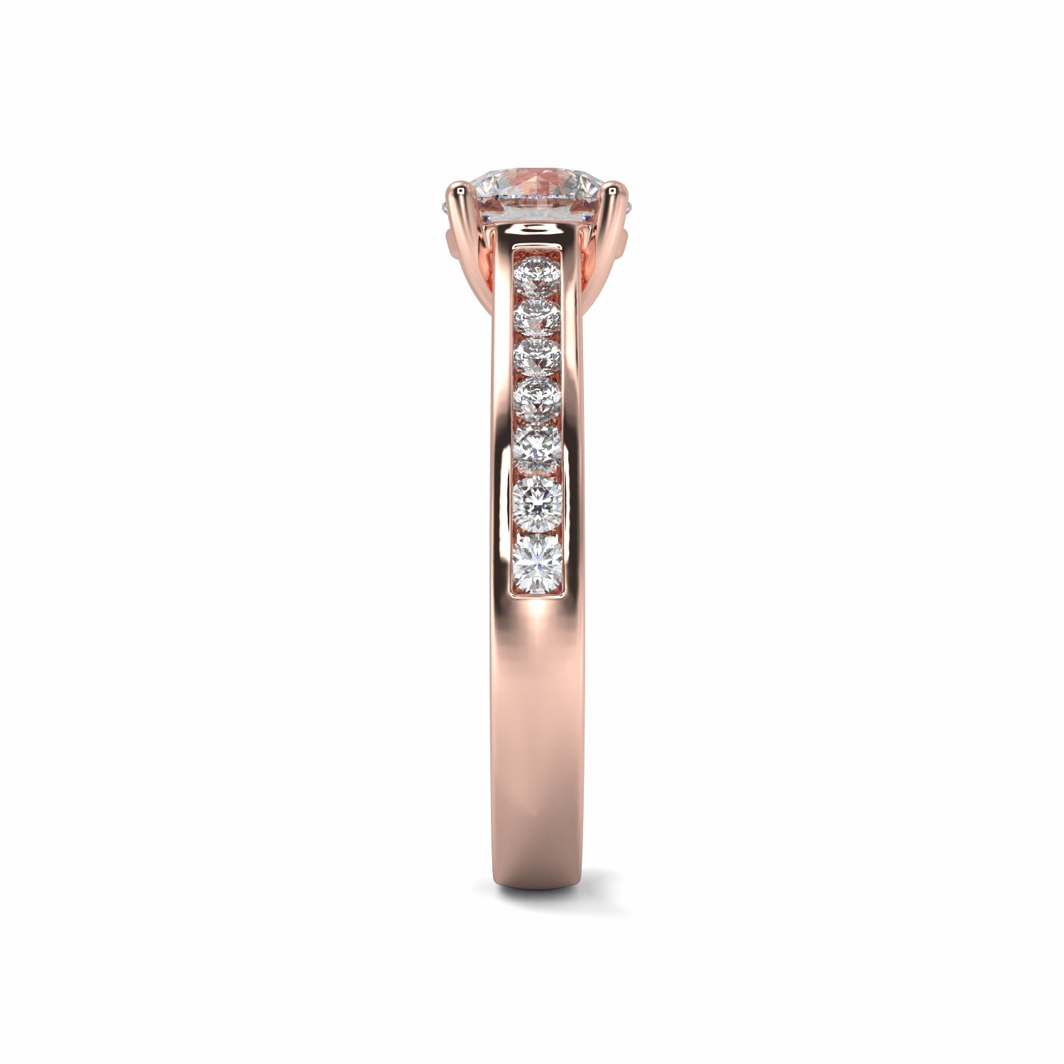 18K Rose Gold Vanessa Engagement Ring