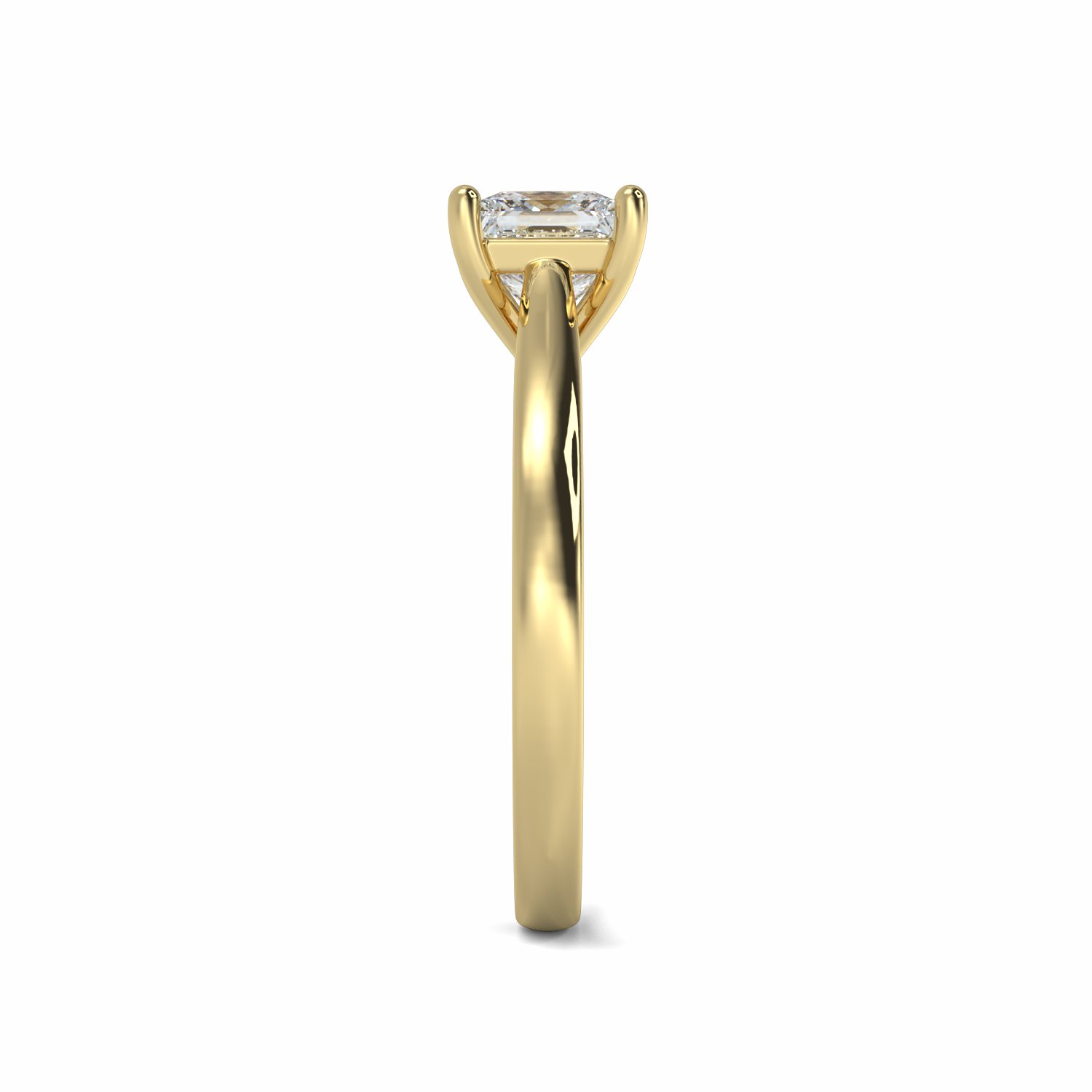 18K Yellow Gold Lottie Engagement Ring