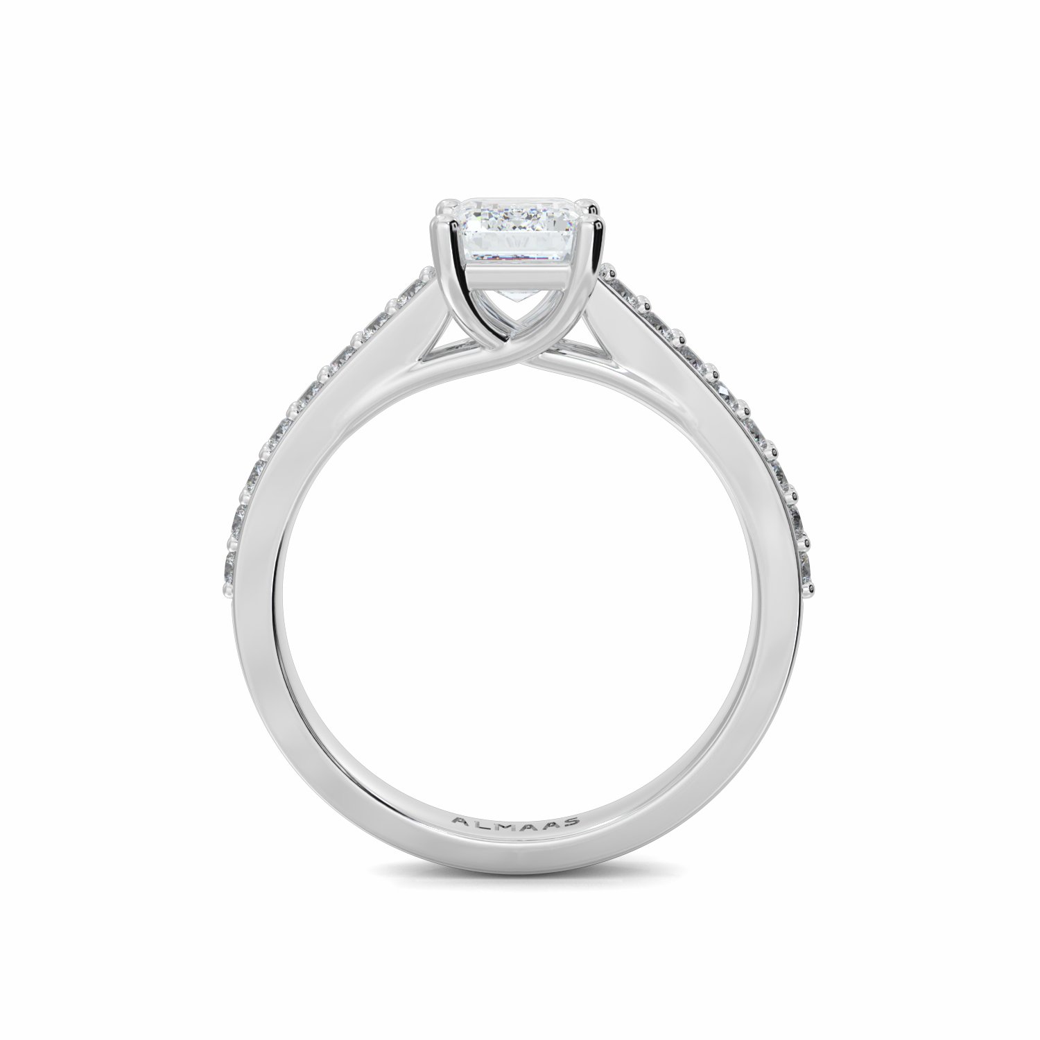 18K White Gold Amara Engagement Ring
