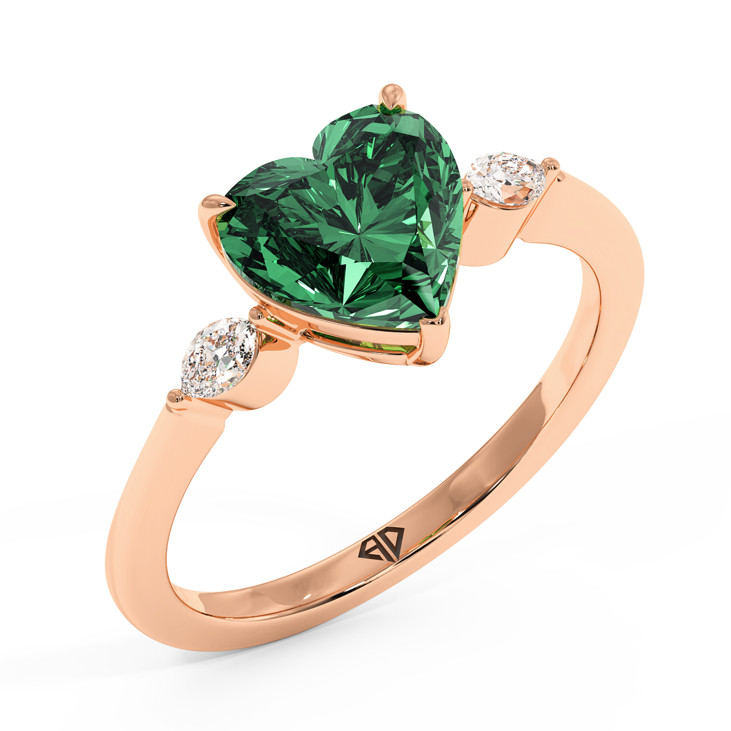 18K Rose Gold Montana Engagement Ring