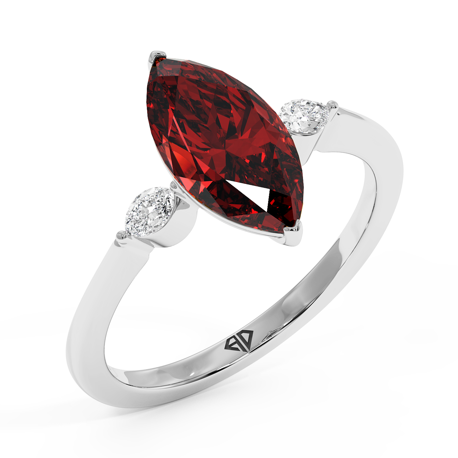 Platinum Montana Engagement Ring