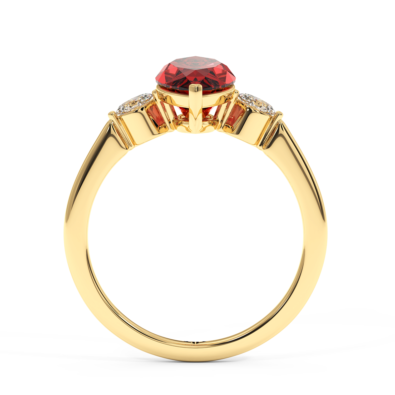 18K Yellow Gold Montana Engagement Ring