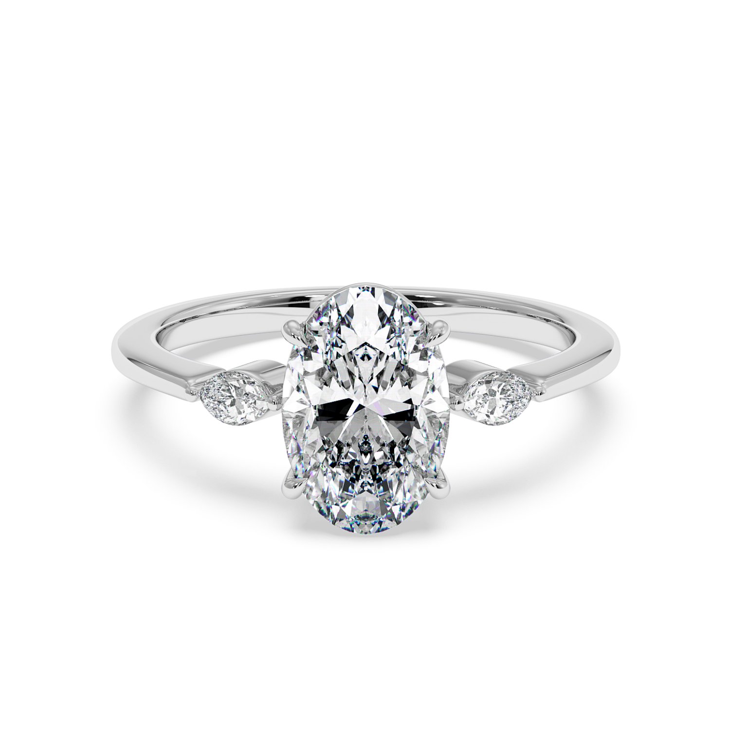 Platinum Montana Engagement Ring