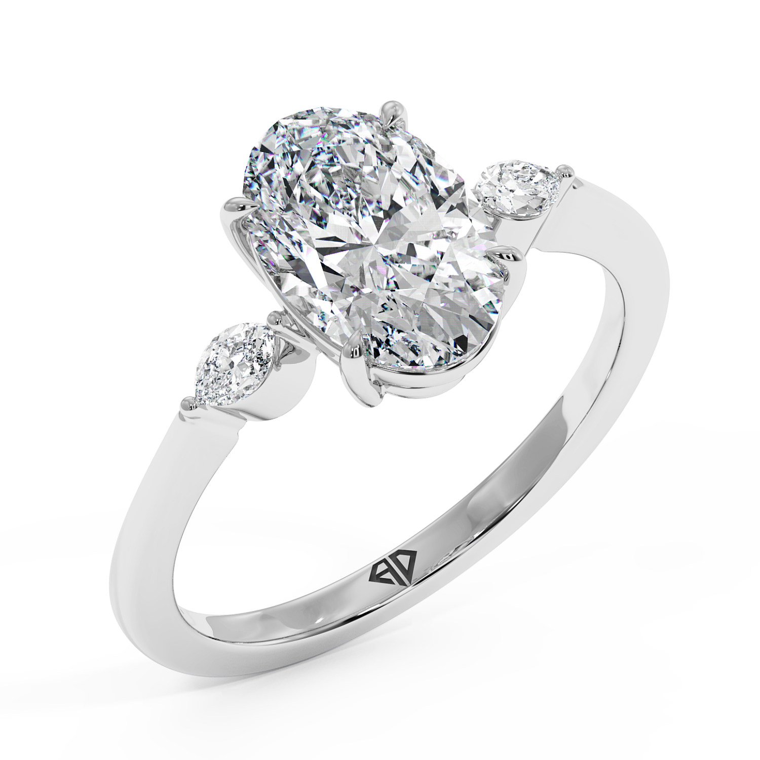 Platinum Montana Engagement Ring